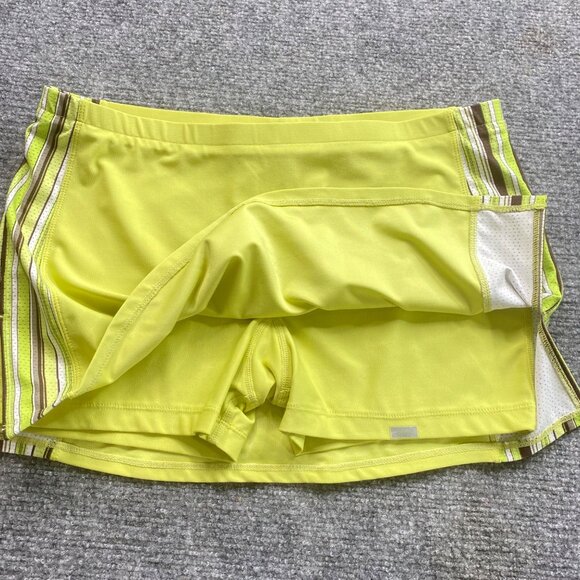 Moving Comfort Skort Women's  M (8-10) Yellow Green Athletic‎ Skirt Tennis Golf - Picture 4 of 8